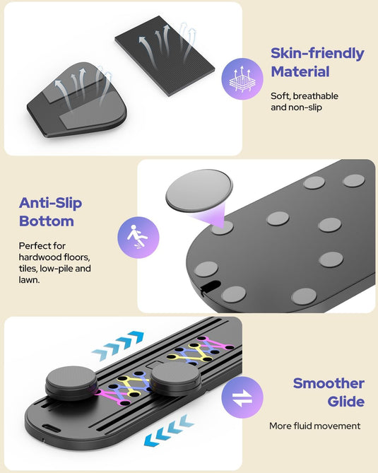 Pilates Board, Foldable Pilates Reformer Set 7 in 1 Multi-Purpose pilates equipment for Women Full Body Workouts at Home