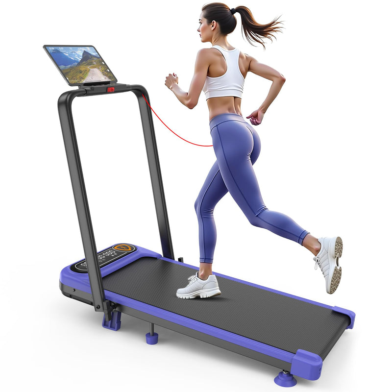 Load image into Gallery viewer, Walking Pad Treadmill with 15% 12-Level Auto Incline, 450 lbs Capacity UI Screen, 3.5HP Quiet Under Desk Treadmill

