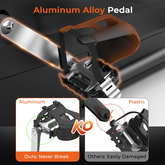 Magnetic Exercise Bike with 2 Seats - Silent Belt Drive Stationary Bike for Home Gym, 40LB Flywheel Indoor Cycling Bike for Workout Training - Rayspace