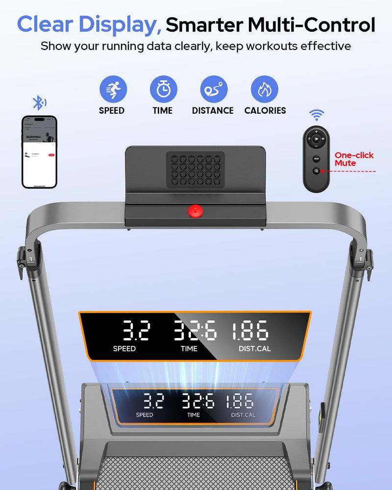Load image into Gallery viewer, Walking Pad Treadmill with 12% Incline &amp; Adjustable Height - Rayspace
