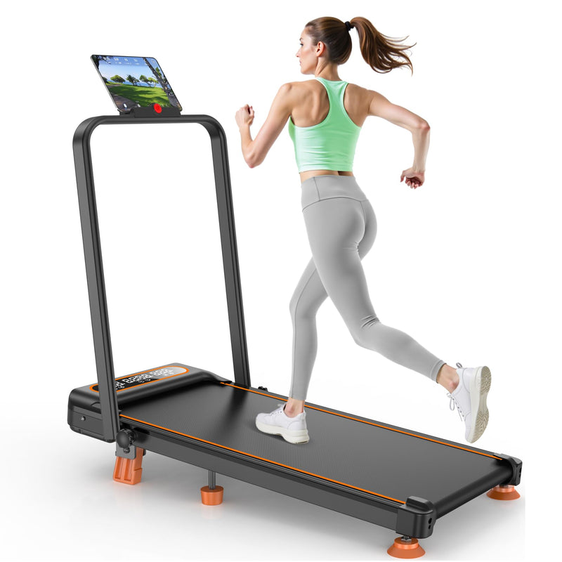 Load image into Gallery viewer, Walking Pad Treadmill with 12% Incline &amp; Dual LED Display , 4 in 1 Walking Pad with Handle Bar - Rayspace
